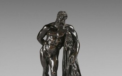 36- ''Hercule'' Sculpture en bronze dans... - Lot 36 - Siboni