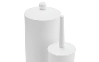 Argos Home Toilet Brush and Roll Holder - White