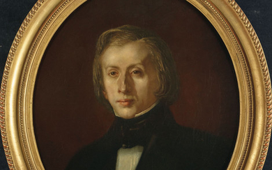 [CHOPIN, Frédéric (1810-1849)] – Antar Teofil Kwiatkowski (Poultousk 1809-1891 Avallon), Portrait de Frédéric Chopin (1810-1849)