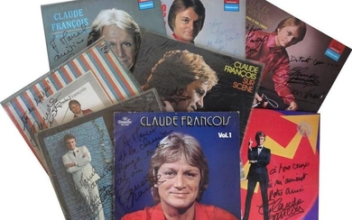 Claude FRANCOIS Ensemble de 8 disques vynil (33 T…