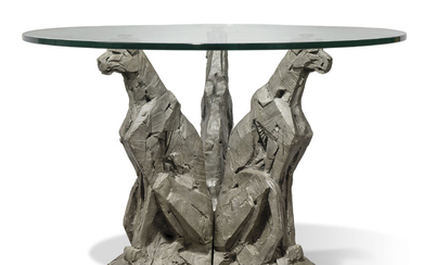 Dylan Lewis (b. 1964), Sitting cheetah round table
