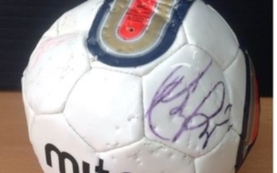 Football Marcus Rashford signed miniature mitre football. Good Condition. All signed pieces come with a Certificate of Authenticity....
