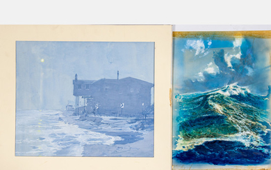 Frederick Widlicka, (American, 1907-1994) - A Seascape and Coastal Scene