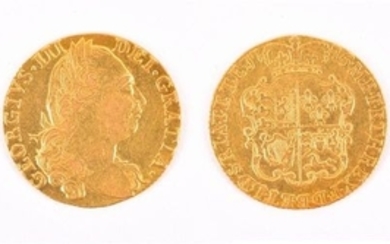 GEORGE III, 1760-1820. GUINEA, 1776 Obv: Laureate bust right. Rev: Crowned shield. VF. (1 coin)