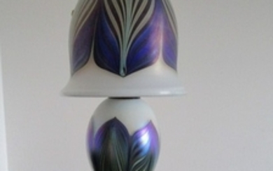 Lotton Studios Art Glass Lamp