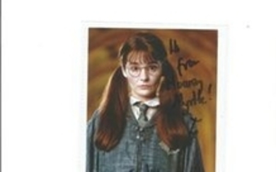Shirley Henderson signed 6x4 colour photo as Moaning Myrtle in Harry Potter. Good Condition. All signed pieces come with......