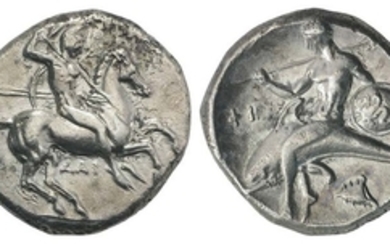 Southern Apulia, Tarentum, c. 302-290 BC. AR Nomos (21mm, 7.72g,...