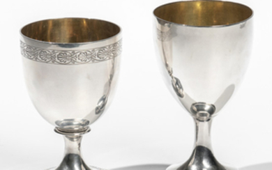 Two George III Sterling Silver Goblets