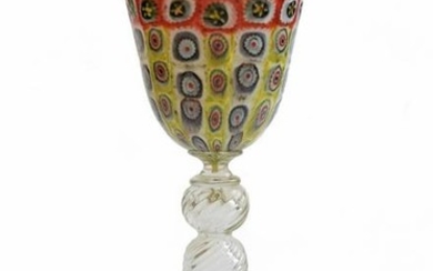 A.VE.M. - 1950 Murano glass Goblet murrine