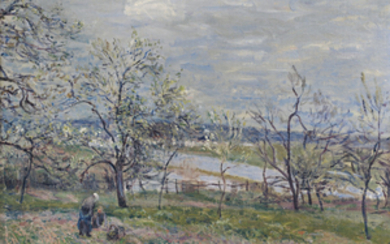 Alfred Sisley (1839-1899), Printemps à Veneux-Nadon