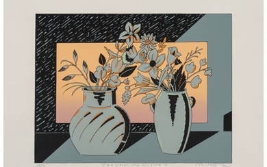 40036: Milton Glaser (1929-2020) Two Vases, One Bouquet