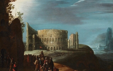 Flemish School 17th century - Judgement Scene before an Arena