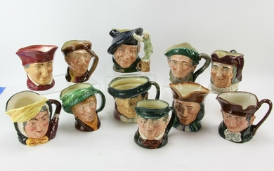 Collection of Royal Doulton Toby Jugs