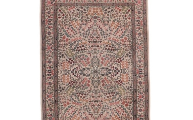 5'10 x 9'10 Hand-Knotted Persian Kerman Area Rug