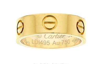 55036: Cartier Gold Ring Metal: 18k gold Marked: Carti