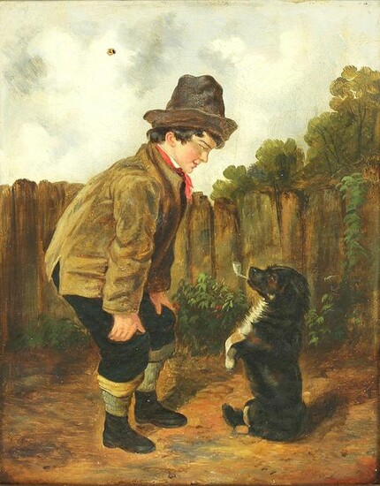 Painting, Attributed to John George Brown