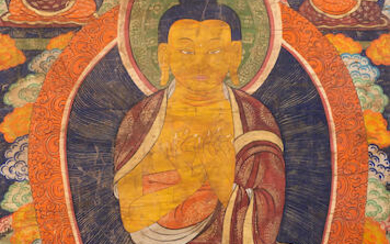 A Massive Thangka of Shakyamuni