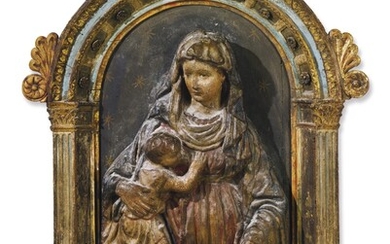 RELIEF OF THE VIRGIN AND CHILD, Italian, Florence or Siena, second half 15th century