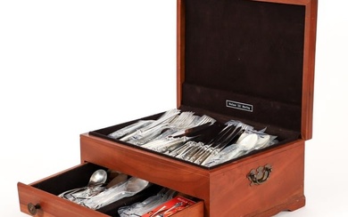 75 Pc. Wallace Sterling Flatware Set in Lined Storage Box