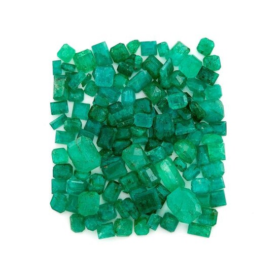 Group of Unmounted Emeralds