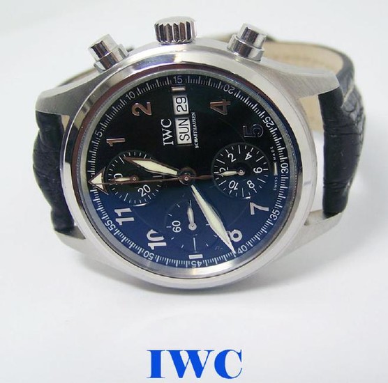 IWC FLIEGER Chronograph Automatic DAY DATE Mens watch