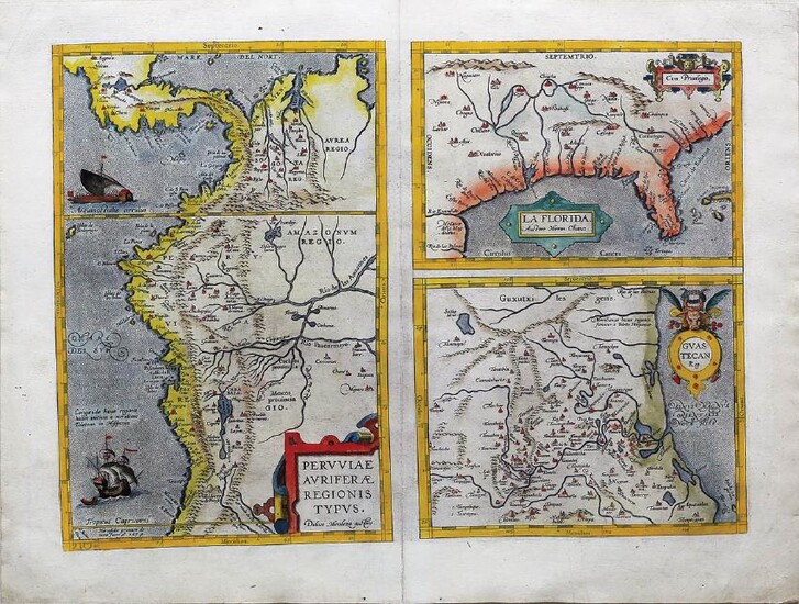 Ortelius La Florida / Peru Map