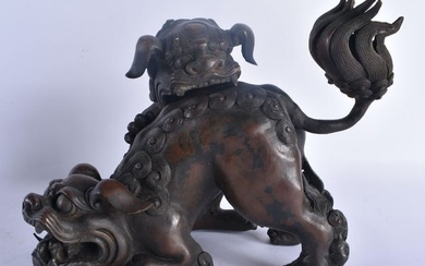 A 19TH CENTURY JAPANESE MEIJI PERIOD CARVED STAG ANTLER MONKEY AND SNAKE PARASOL modelled beside a c