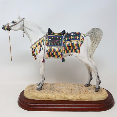 A Border Fine Arts figure, Arab Stallion, limited edition 90...