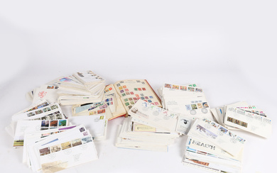 A COLLECTION OF STAMPS AND FIRST DAY COVERS (QTY).