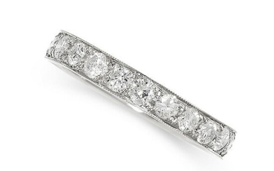 A DIAMOND FULL ETERNITY RING the band set all around