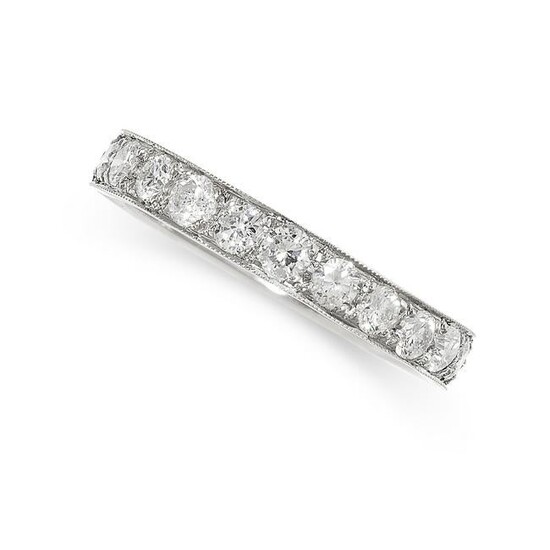 A DIAMOND FULL ETERNITY RING the band set all around