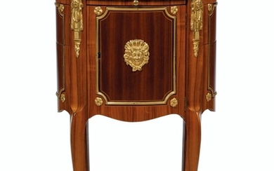 A LOUIS XVI ORMOLU-MOUNTED BOIS SATINE, TULIPWOOD AND AMARANTH OCCASIONAL TABLE, BY CHARLES TOPINO, CIRCA 1775