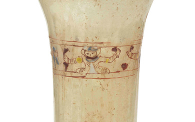 A Mamluk enamelled glass beaker Syria, 13th Century
