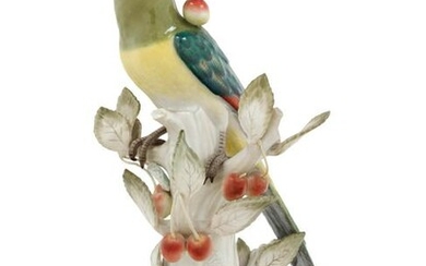 A Meissen Porcelain Model of a Parrot