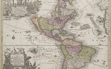 A Monogramista MAP OF THE AMERICAS