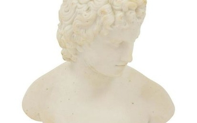 A Neoclassical Parianware Bust of Apollo