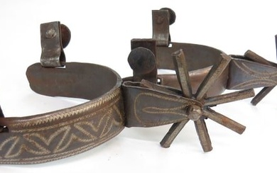A PAIR OF MEXICAN SPURS