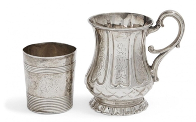 A Victorian silver christening mug, Sheffield, c.1852, Henry Wilkinson &...