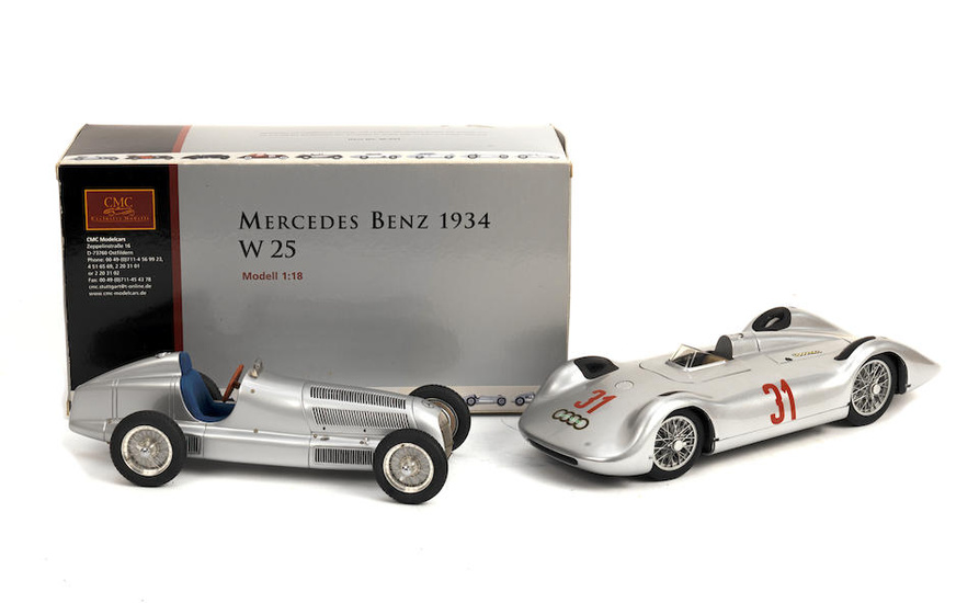 A boxed 1:18 scale model of a 1934 Mercedes-Benz 'Silver...