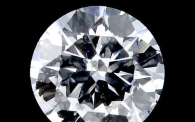 A brilliant cut diamond weighing 0.21ct