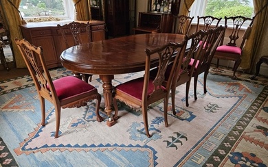 A good set of eight Mahogany Chippendale style Dining Chairs...