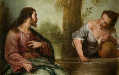 ALONSO CANO (1601 / 1667) "Christ and the Samaritan