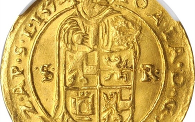 AUSTRIA. Salzburg. 2 Ducats, 1571. Johann Jakob Khuen von Belasi. NGC MS-63.