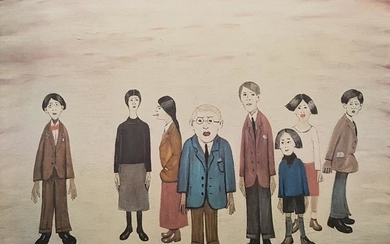 After Laurence Stephen Lowry RBA, RA (1887-1976) ''His Family'' Signed,...