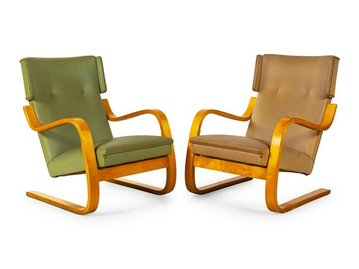 Alvar Aalto A Pair of Model 36 Lounge ChairsFinmar