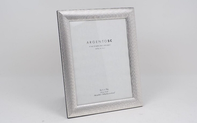 An Italian silver photo frame in presentation box, by Argento...