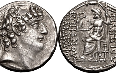 Ancient Greece: Seleukid Kingdom Philip I 'Philadelphos' circa 88-75 BC AR Tetradrachm About Extremely Fine