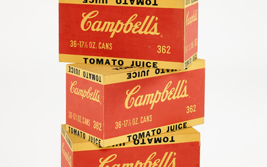 Andy Warhol, Three works: (i-iii) Campbell's Tomato Juice Box