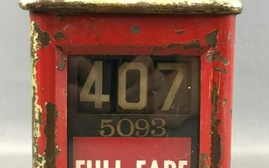 Antique Bus/ Trolley "Full Fare" Box