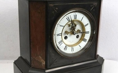Antique Joseph Myers Paris French marble clock